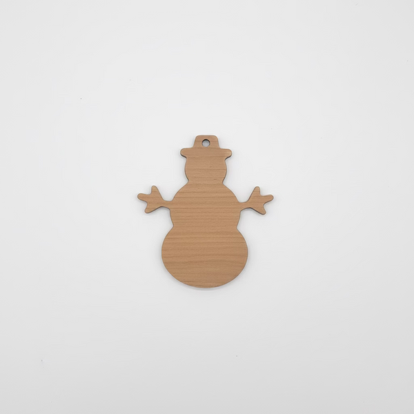 Flat Wood Ornaments