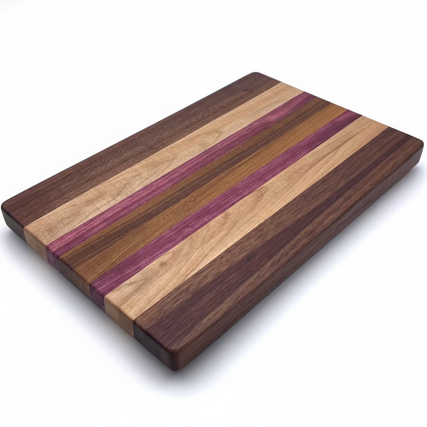 PRE-ORDER Cutting Board (Walnut, African Mahogany, Ash, Purple Heart, Maple)