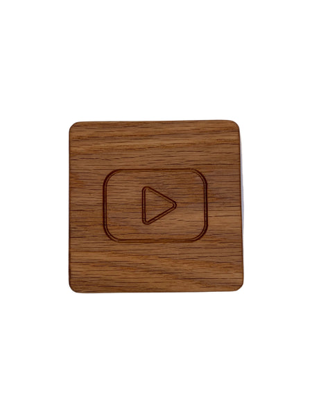 Social Media Coasters (Single,Sets of 4 & 6, Customizable)