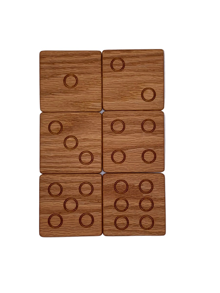 Dice Coasters (6 sides)